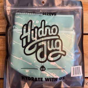 Teal splatter Hydrojug sleeve